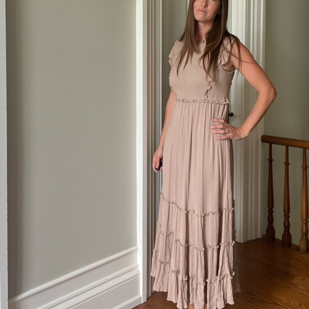 Maxi blush dress - Picture 3 of 5